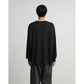 Fine Wool Border Long Sleeve Crew Neck Tee