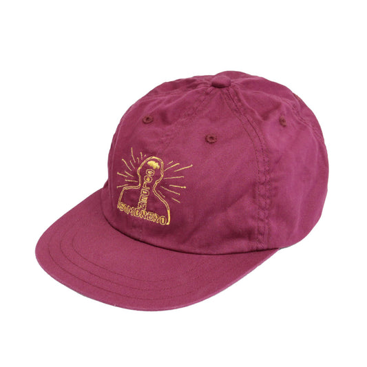 Golden Sombrero Logo CAP(BURGUNDY)