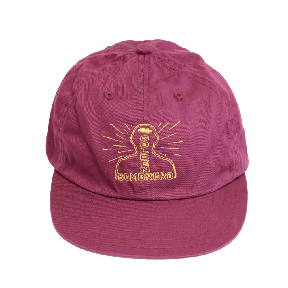 Golden Sombrero Logo CAP(BURGUNDY)