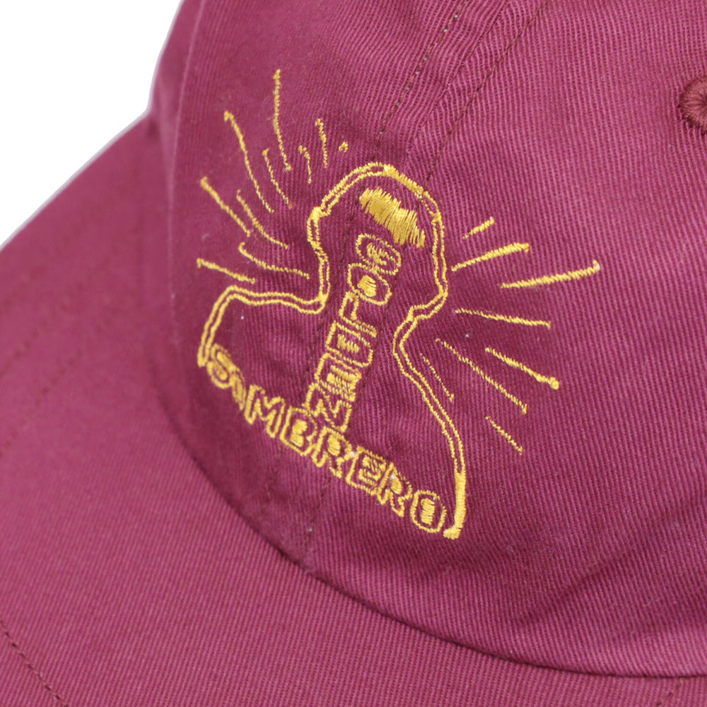 Golden Sombrero Logo CAP(BURGUNDY)
