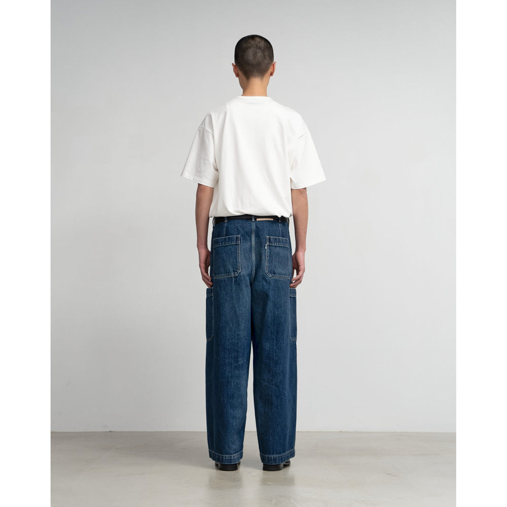 Selvage Denim Cargo Pants(DARK FADE)