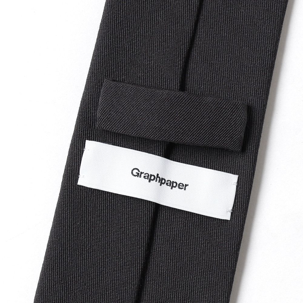 Fulled Wool Twill Necktie