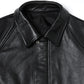 Cow Leather Raglan Blouson