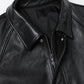 Cow Leather Raglan Blouson