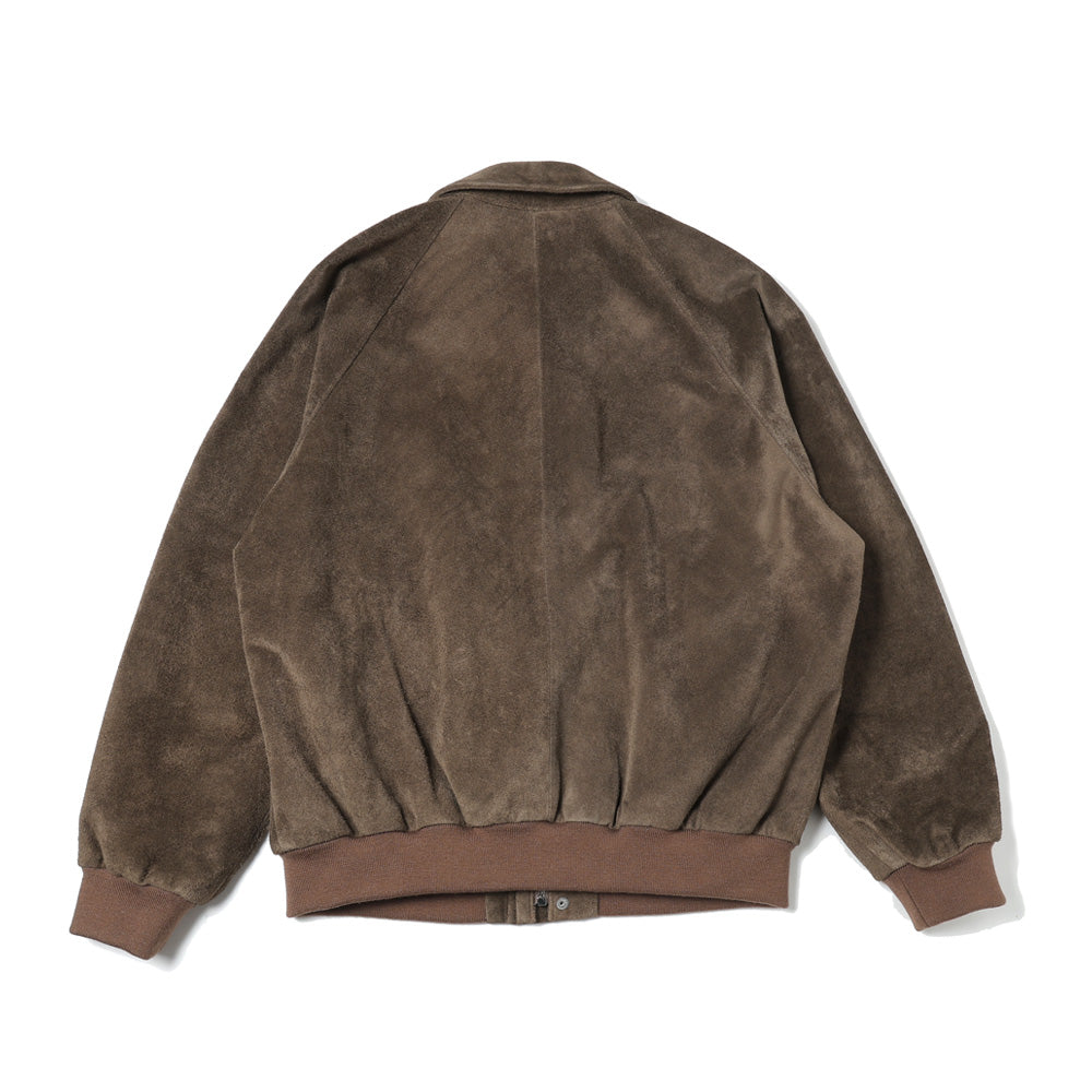 Hairy Suede Raglan Blouson