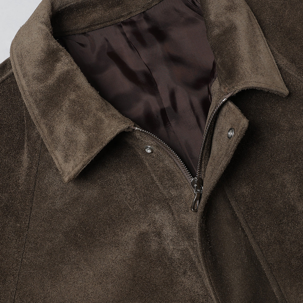 Hairy Suede Raglan Blouson