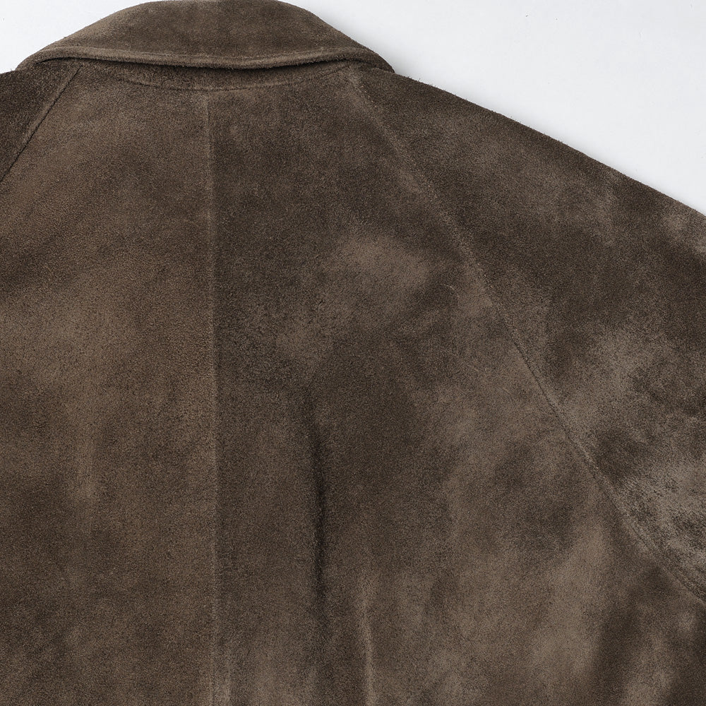 Hairy Suede Raglan Blouson
