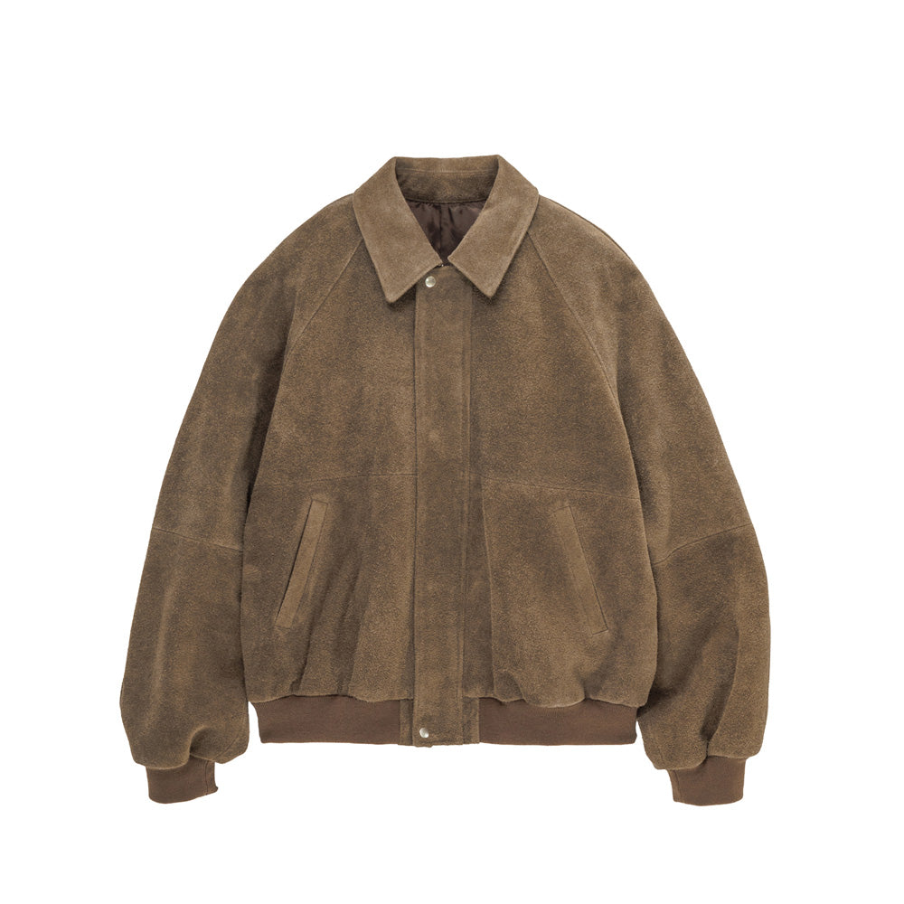 Hairy Suede Raglan Blouson