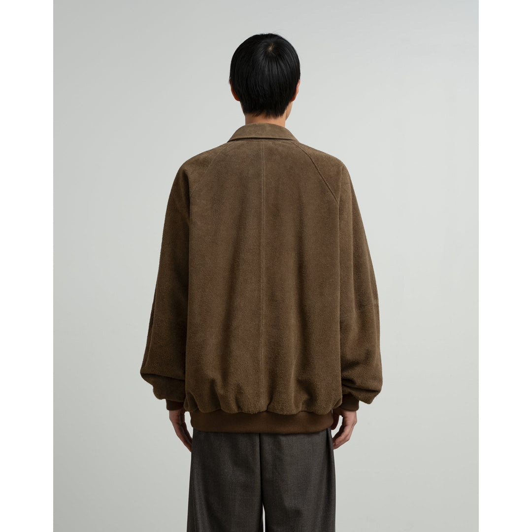Hairy Suede Raglan Blouson