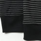 Fine Wool Border Long Sleeve Crew Neck Tee