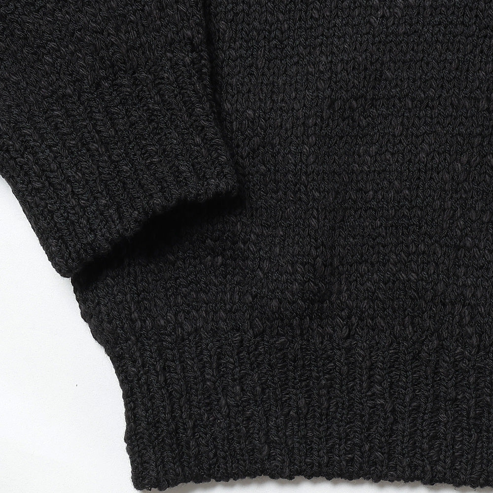 Graphpaper) Cotton Wool Slub Oversized Crew Neck Knit (GU263-80602