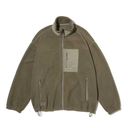 HEAVY FLEECE ZIP-UP JACKET