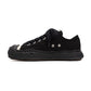 (HANK) OG Sole Canvas Low-top Sneaker BLACKxBLACK