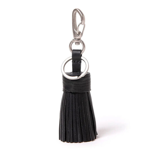TASSEL KEY RING with HORSE LEATHER