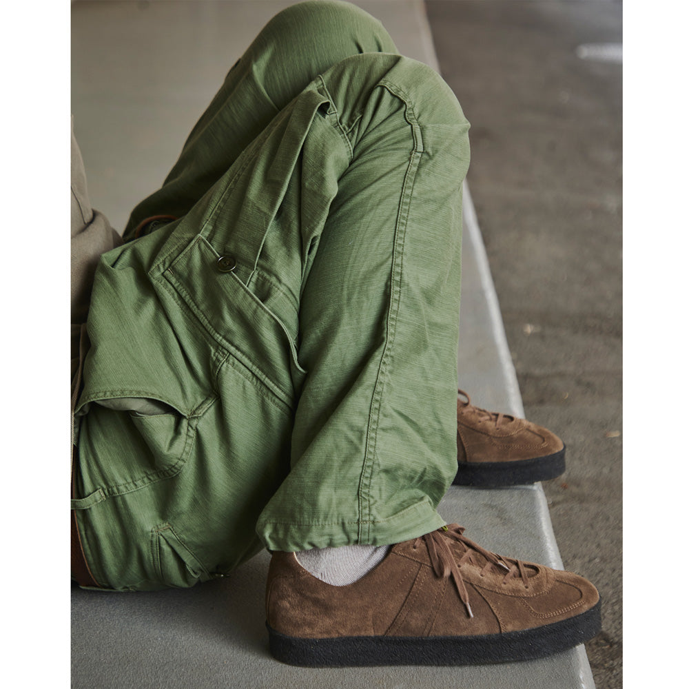 GERMAN TRAINER COW SUEDE by REPRODUCTION OF FOUND