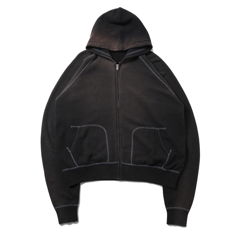 Zip Up Hooded Sweat Shirt