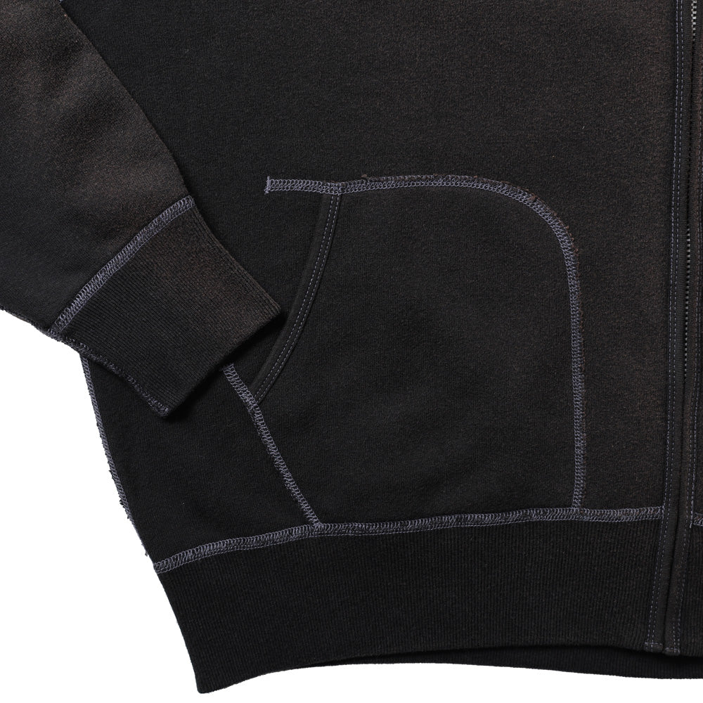 Zip Up Hooded Sweat Shirt
