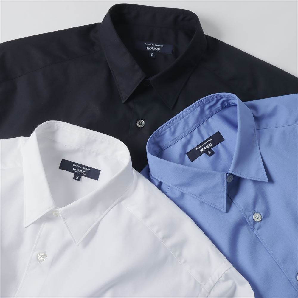 COMME des GARCONS HOMME) 綿ブロードシャツ B102 (HQ-B102-051