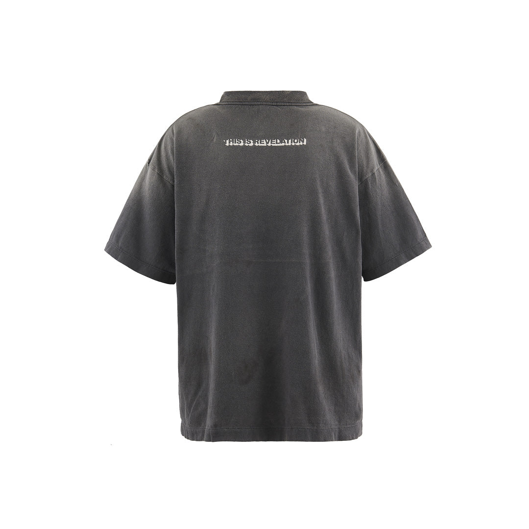 SAINT Mxxxxxx SMYS10000C46BLACK 関税送料込 Saint Mxxxxxx (セントマイケル) SS TEE SAINT SM-HR1-0000-008