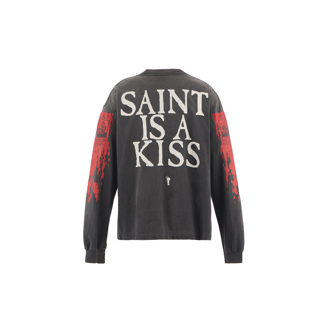 LS TEE SAINT IS A KISS