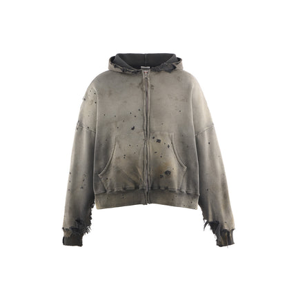 ZIP HOODIE DOUBLE  FACE