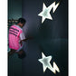 SAINT Mxxxxxx  × A BATHING APE® SS TEE HANDPRINT WHITE×PINK