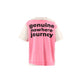 SAINT Mxxxxxx  × A BATHING APE® SS TEE HANDPRINT WHITE×PINK
