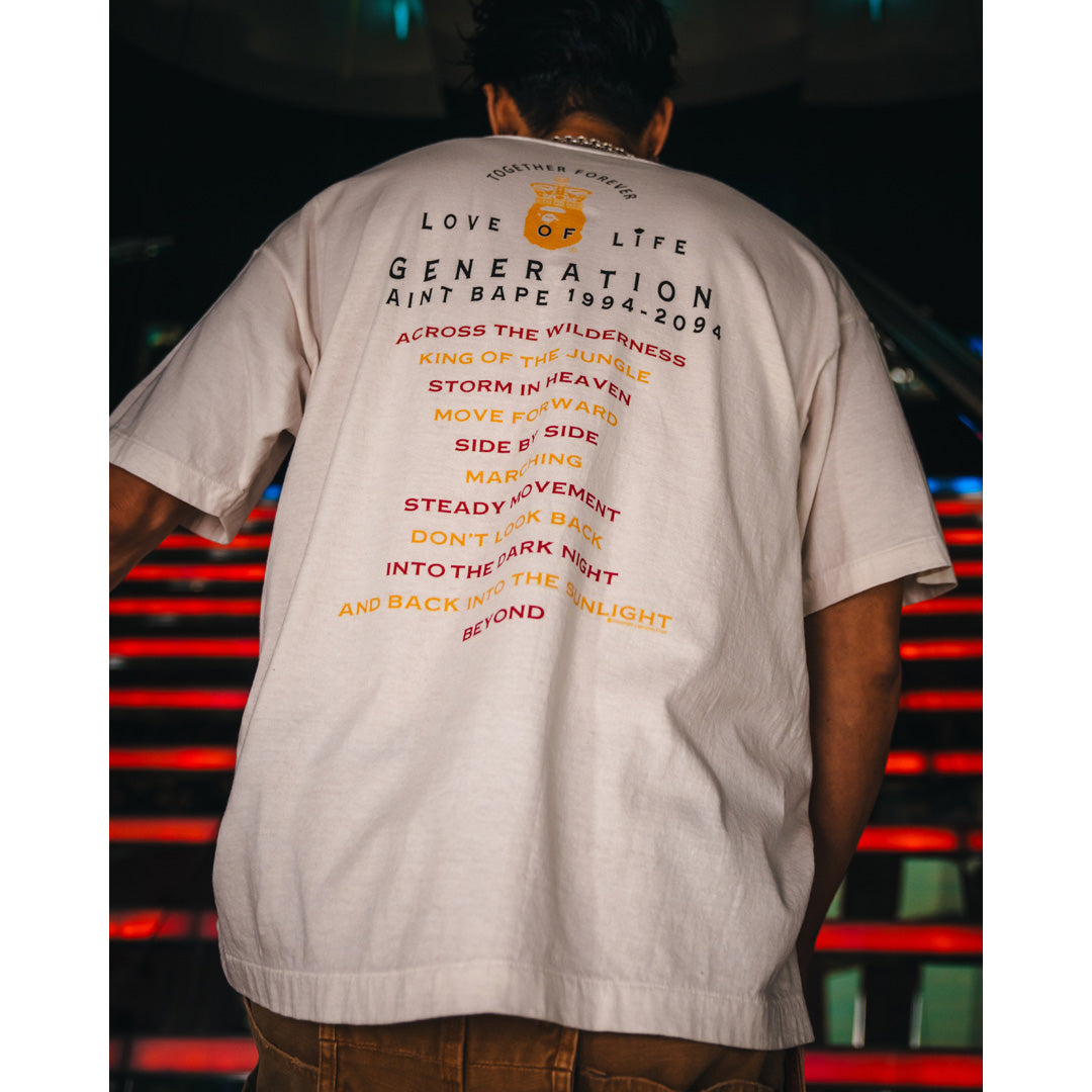 SAINT Mxxxxxx × A BATHING APE® SS TEE GENERATION