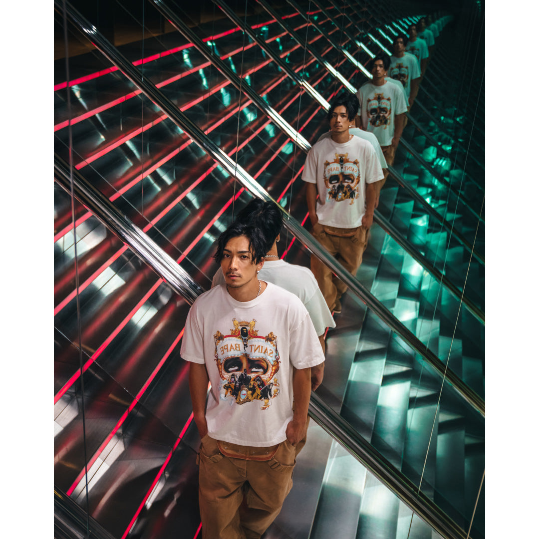SAINT Mxxxxxx × A BATHING APE® SS TEE GENERATION