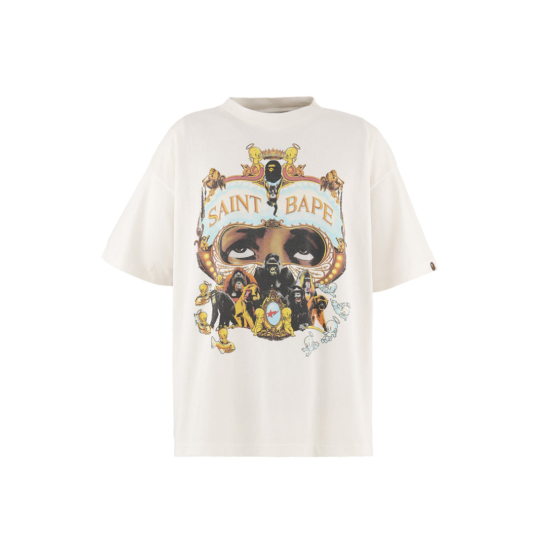 SAINT Mxxxxxx × A BATHING APE® SS TEE GENERATION