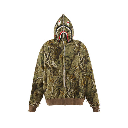 SAINT Mxxxxxx × A BATHING APE® BAPE ZIP HOODIE SHARK