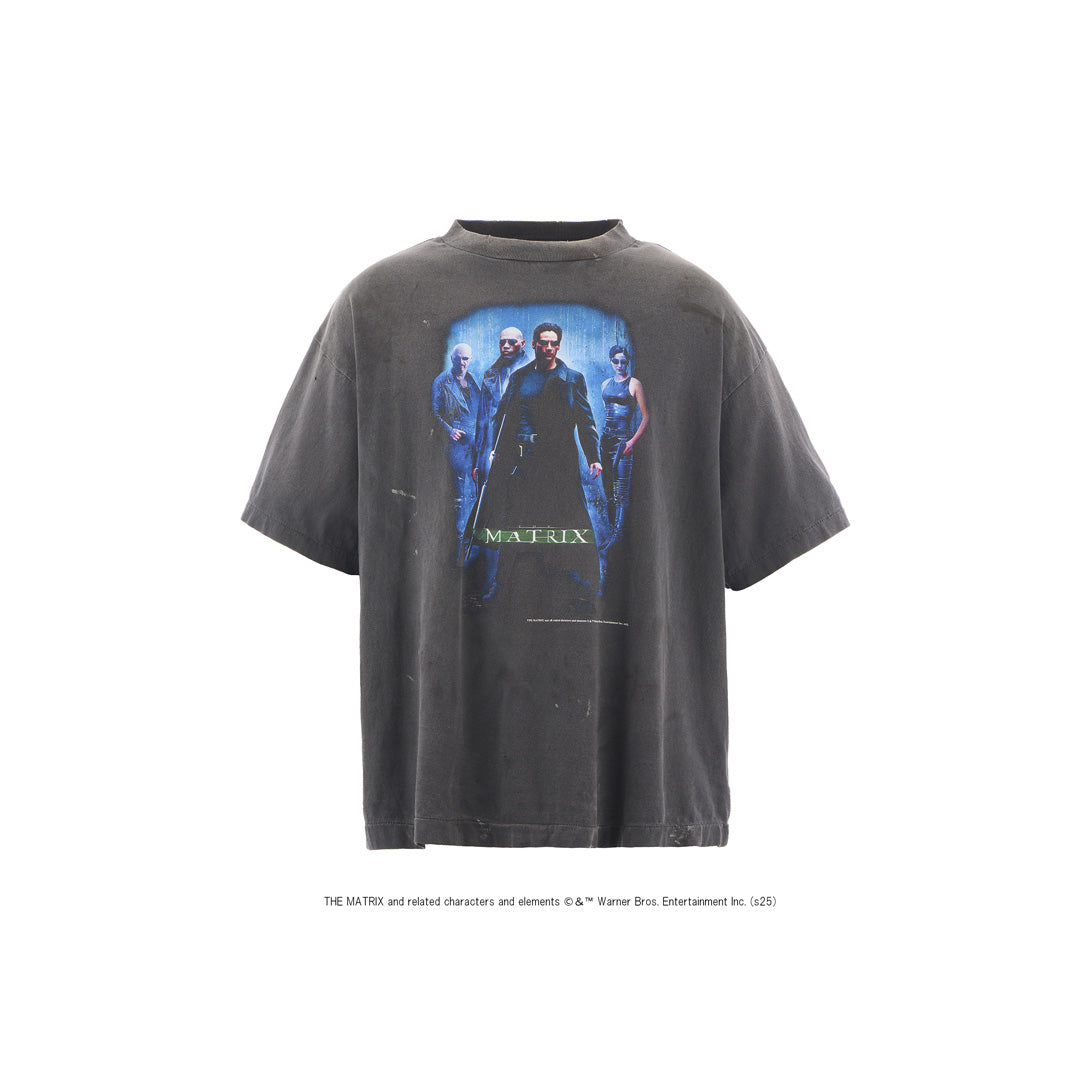 SAINT Mxxxxxx × THE MATRIX SS TEE THE MATRIX GREEN LOGO