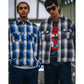 SAINT Mxxxxxx × BerBerJin FLANNEL SHIRT CHECK BLACK