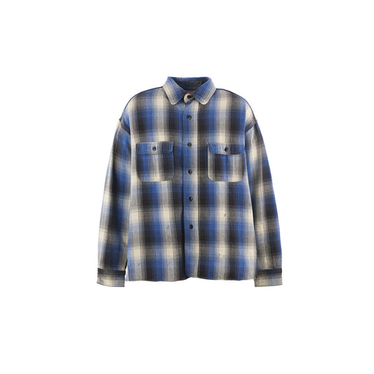 SAINT Mxxxxxx × BerBerJin FLANNEL SHIRT CHECK BLUE