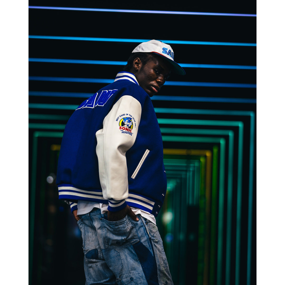 SAINT Mxxxxxx × SEGA VARSITY JACKET SAINT SEGA
