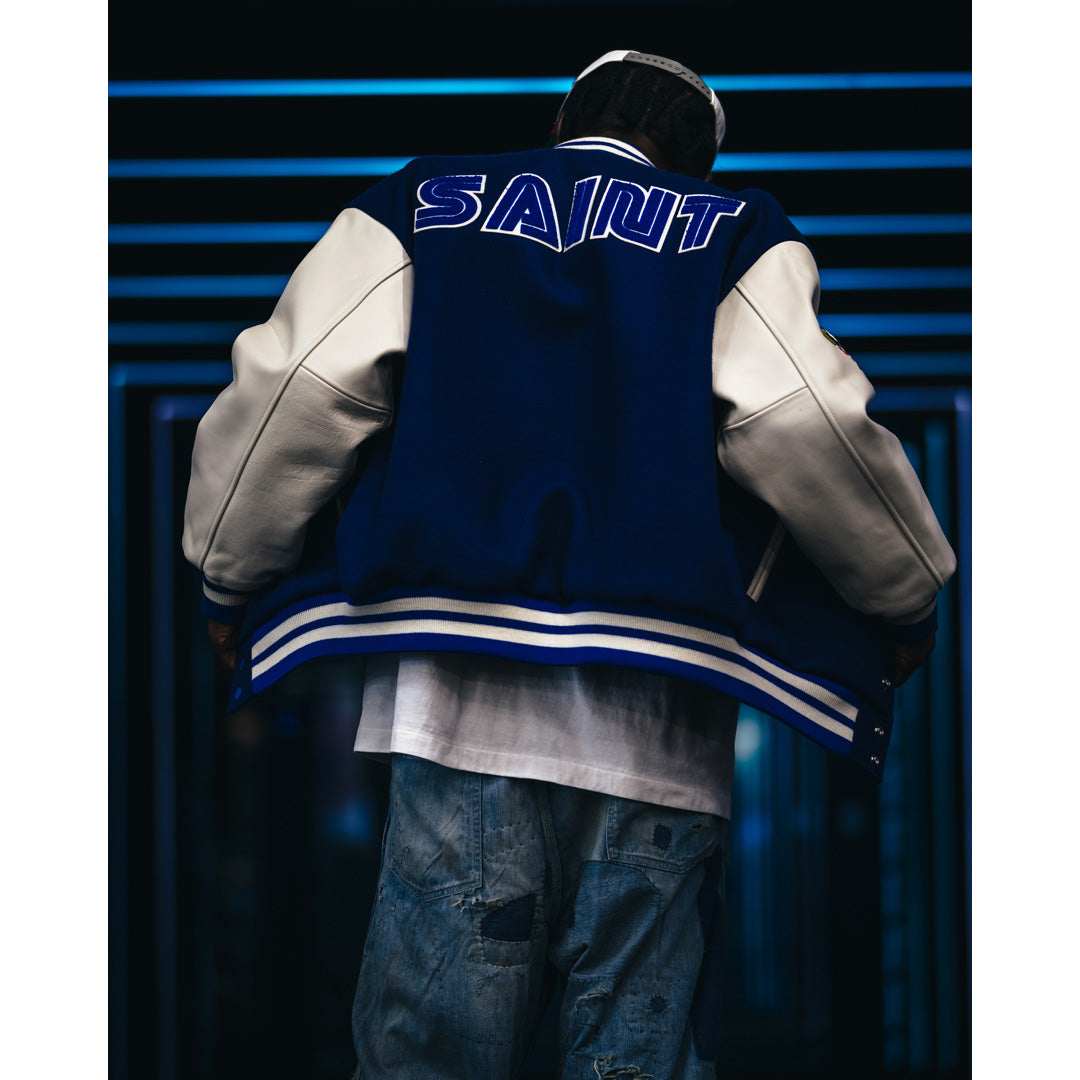 SAINT Mxxxxxx × SEGA VARSITY JACKET SAINT SEGA