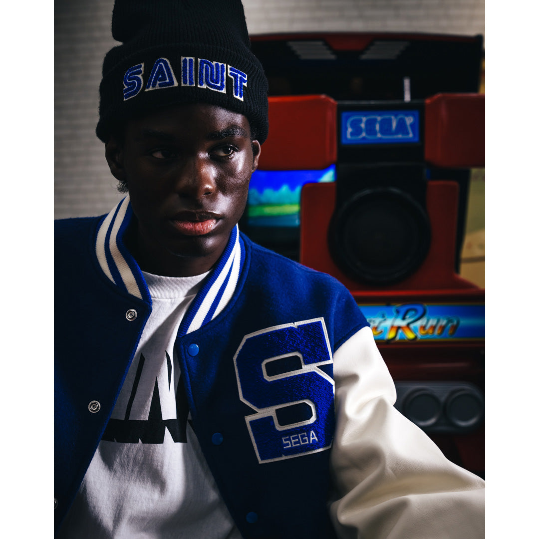 Saint Mxxxxxx (Saint Michael) SG_KNIT CAP SAINT SEGA (BLACK) SM