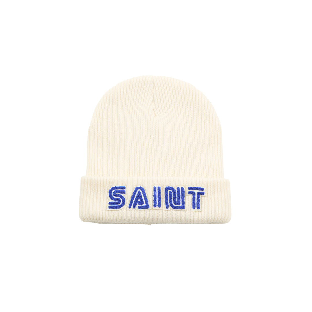 SAINT Mxxxxxx × SEGA KNIT CAP SAINT SEGA WHITE