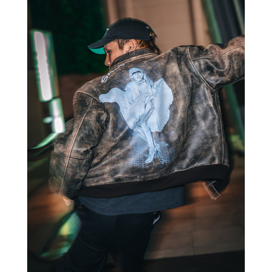 SAINT Mxxxxxx × Hajime Sorayama LEATHER A2 JKT