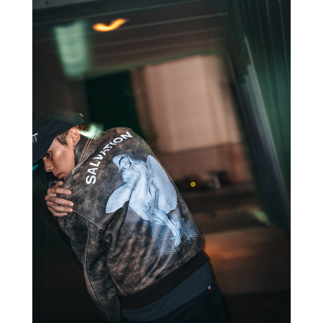 SAINT Mxxxxxx × Hajime Sorayama LEATHER A2 JKT