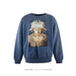 SAINT Mxxxxxx X Ghost in the Shell CREW NECK SWEAT GHOST IN THE SHELL NAVY