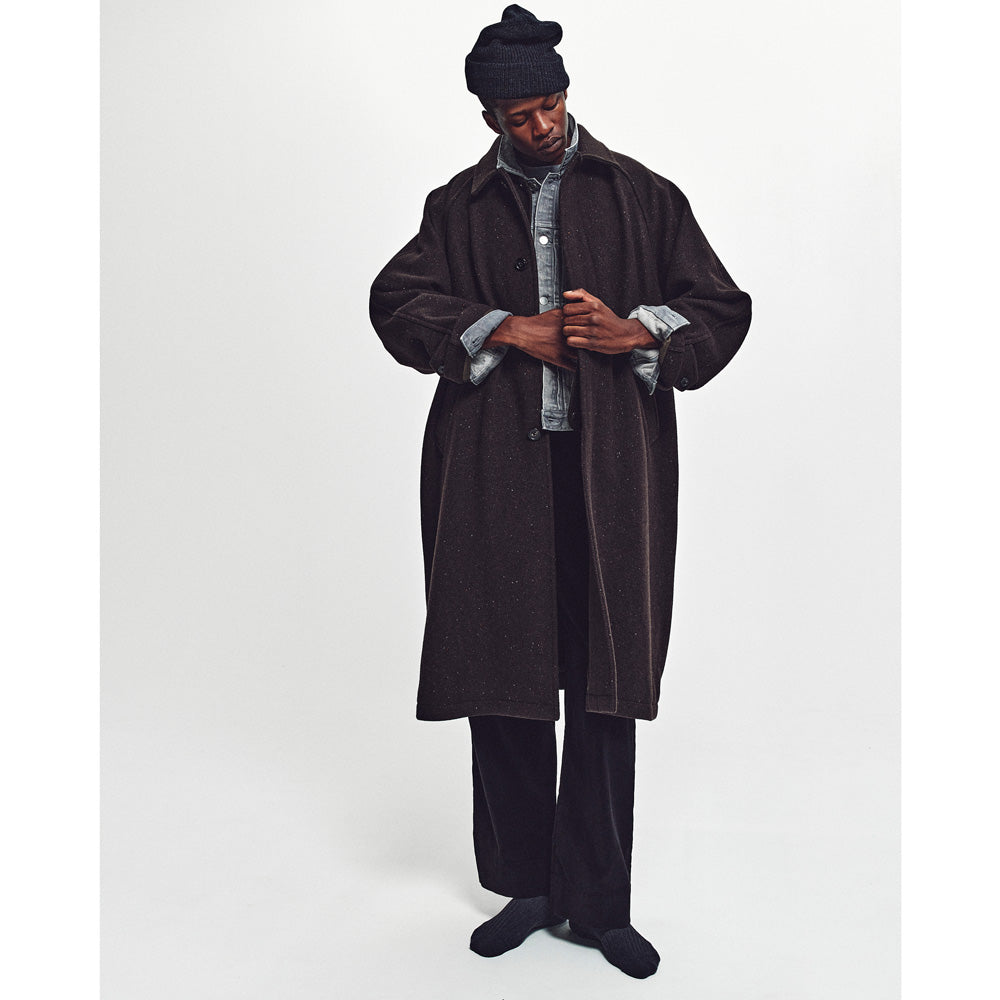Unlikely Balmacaan Coat Nep Tweed U25F-19-0001 (U25F-19-0001
