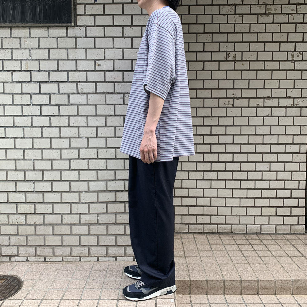 marka(マーカ) - OFFICER PANTS 2TUCK WIDE WOOL TROPICAL MELANGE