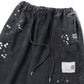 EMBELLISHED BLEACHED PANTS