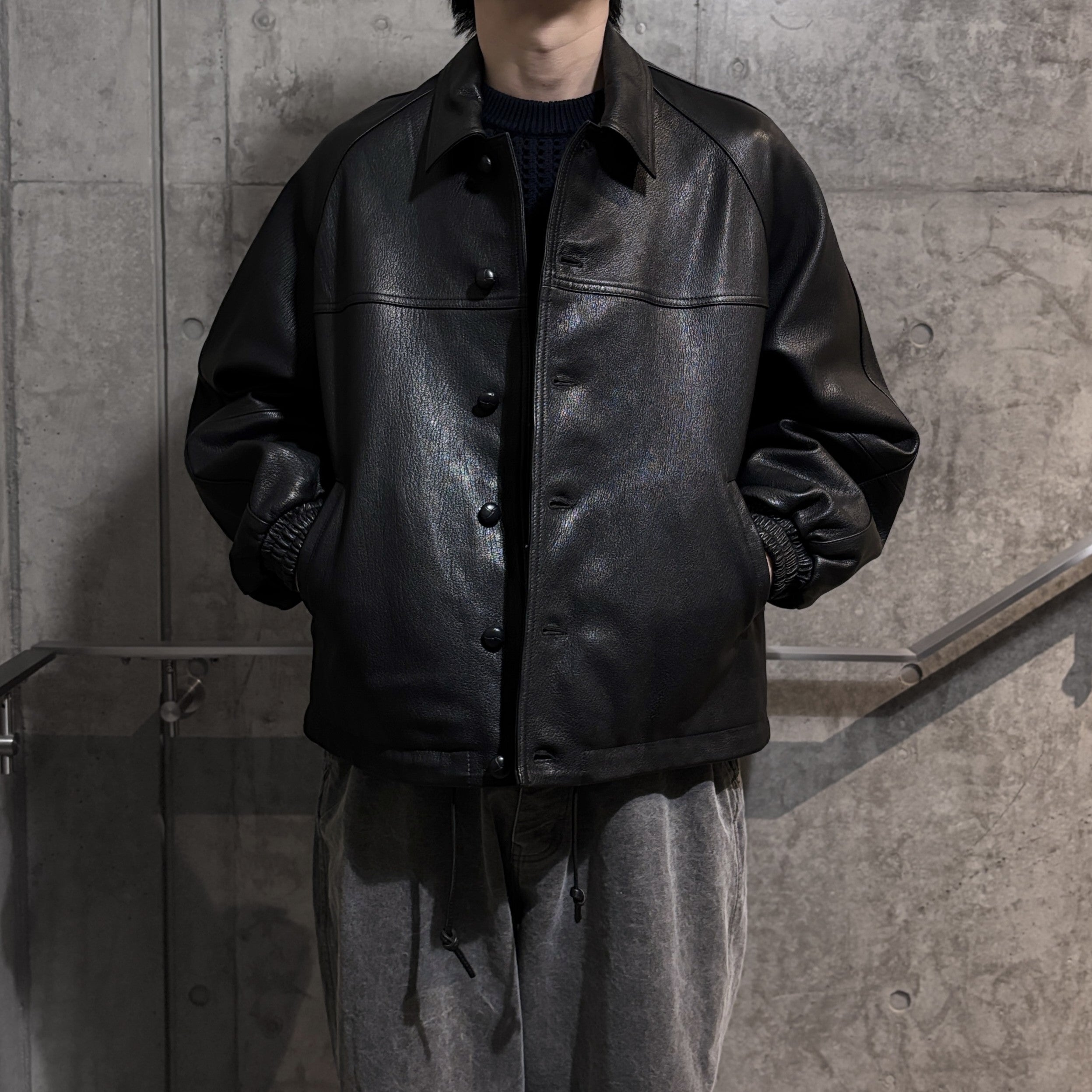 refomed(リフォメッド)CCU LEATHER FORMAN JACKET (REJK-CCU02