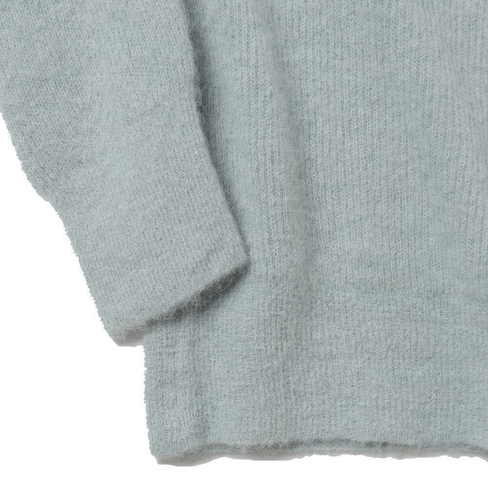 BABY SURI ALPACA SHEER KNIT SKIPPER POLO