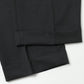 DOUBLE PLEATED WIDE TROUSERS ORGANIC WOOL GABARDINE