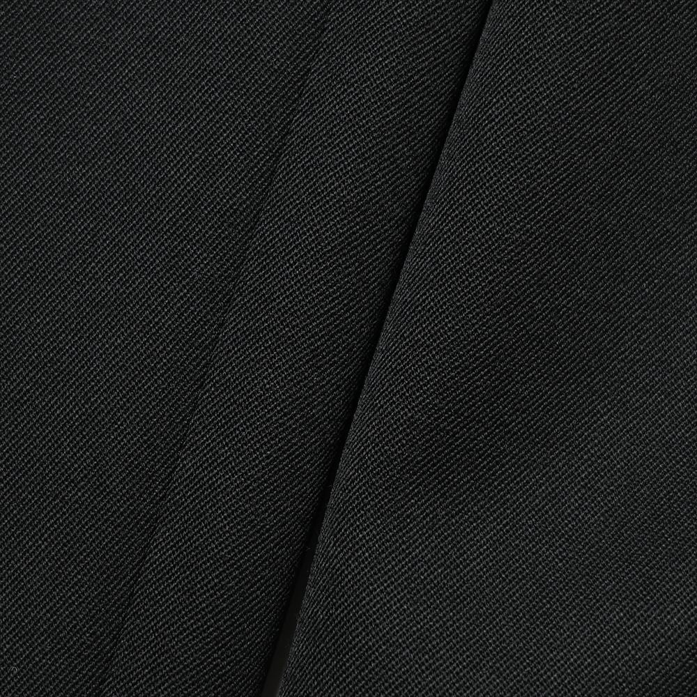DOUBLE PLEATED WIDE TROUSERS ORGANIC WOOL GABARDINE