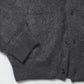 GARMENT-DYED BABY ALPACA FUR KNIT CREW-NECK CARDIGAN