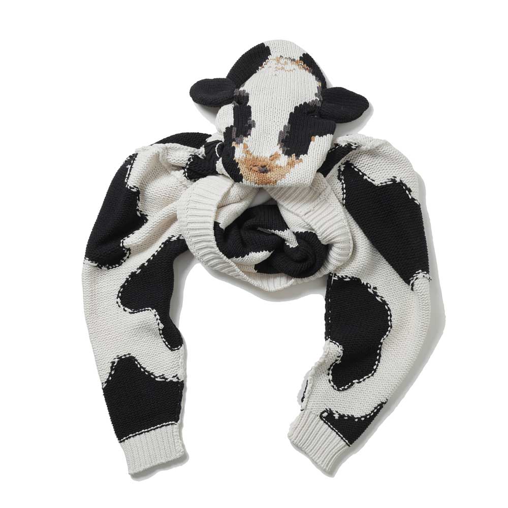 doublet(ダブレット)ACTING COW KNIT PULLOVER (26SS58KN215